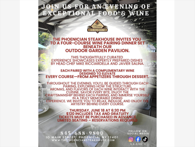 The Phoenician Steakhouse Four-Course Wine Pairing Dinn...