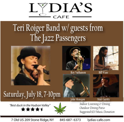 Teri Roiger Quartet w/ Jazz Passengers Guests